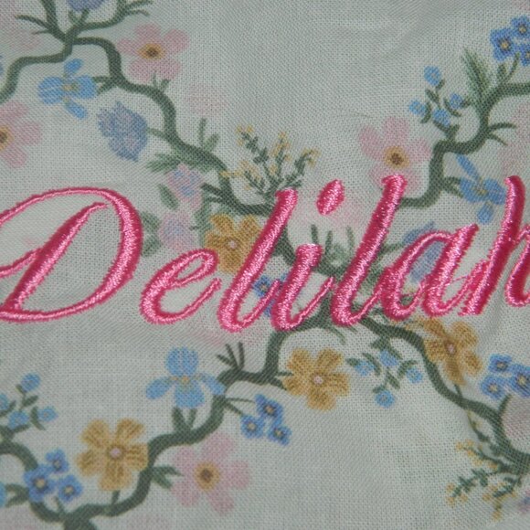 Pottery Barn Kids X Rifle Paper Co Easter Basket Liner "Delilah" Sz S (G-11) - Picture 2 of 5